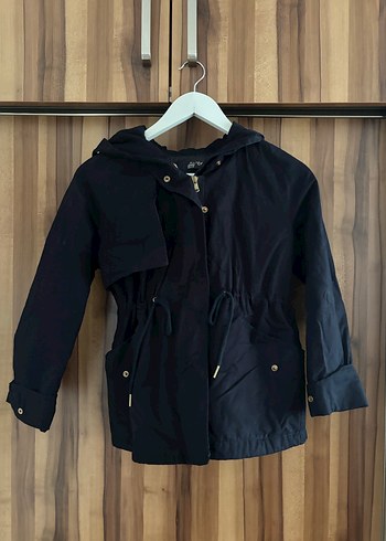 Lacivert büzgülü Kadın Ceket - Görsel 2