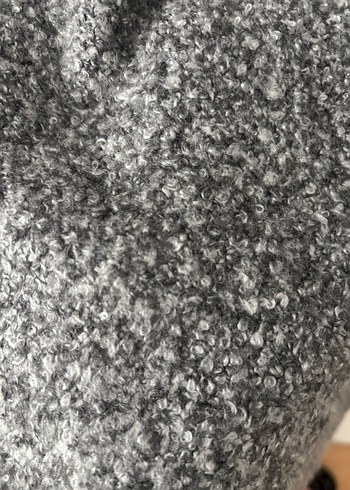 Gri  Kadın Kaban - Görsel 5