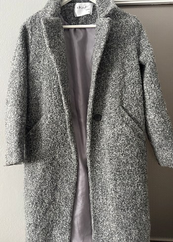 Gri  Kadın Kaban - Görsel 3