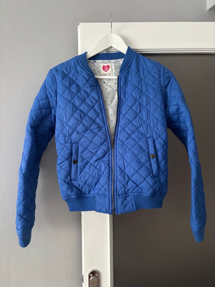 Mavi Fermuarlı Kadın Ceket - Görsel 4