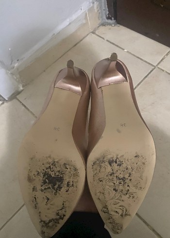 Bej Yılan Desenli Stiletto Topuklu Kadın Ayakkabı - Görsel 3