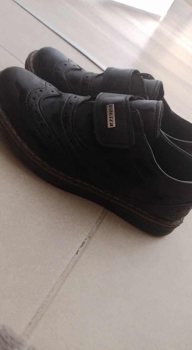 Erkek Çocuk Siyah Rugan Özel Ayakkabı - Görsel 3