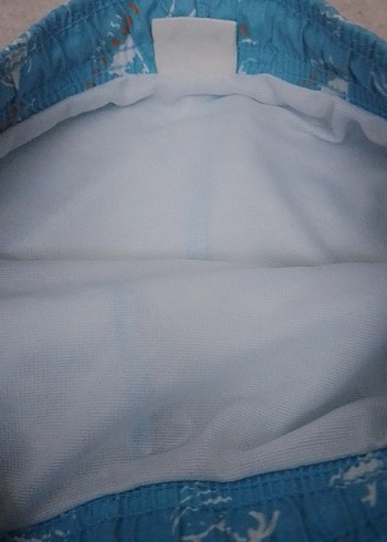 Mavi Baskılı Erkek Çocuk Mayo Şortu - Görsel 3