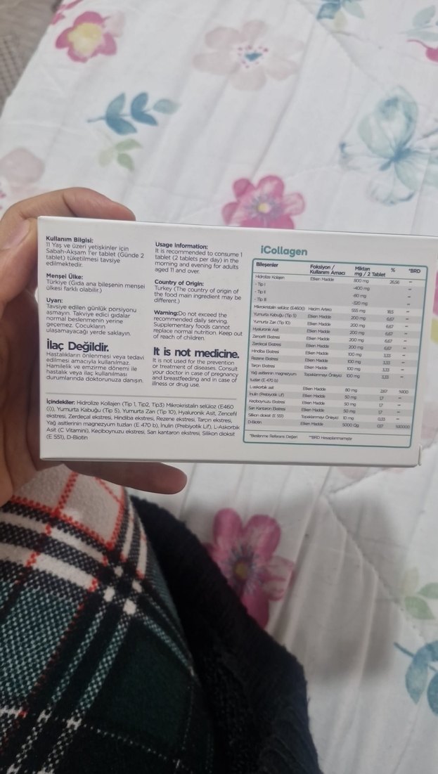 Doctamin iCollagen Hidrolize Peptit 60 Tablet - Görsel 3