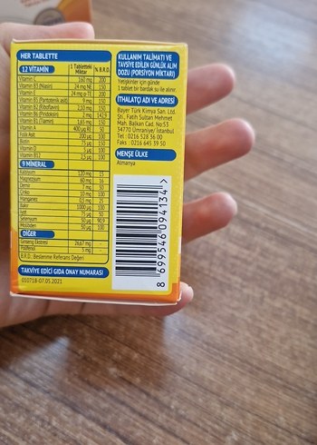 Supradyn Focus Film Kaplı Tablet 30'lu - Görsel 3