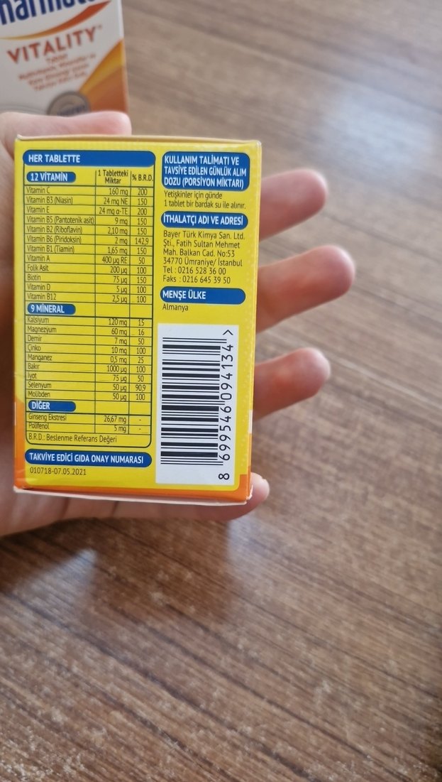 Supradyn Focus Film Kaplı Tablet 30'lu - Görsel 3