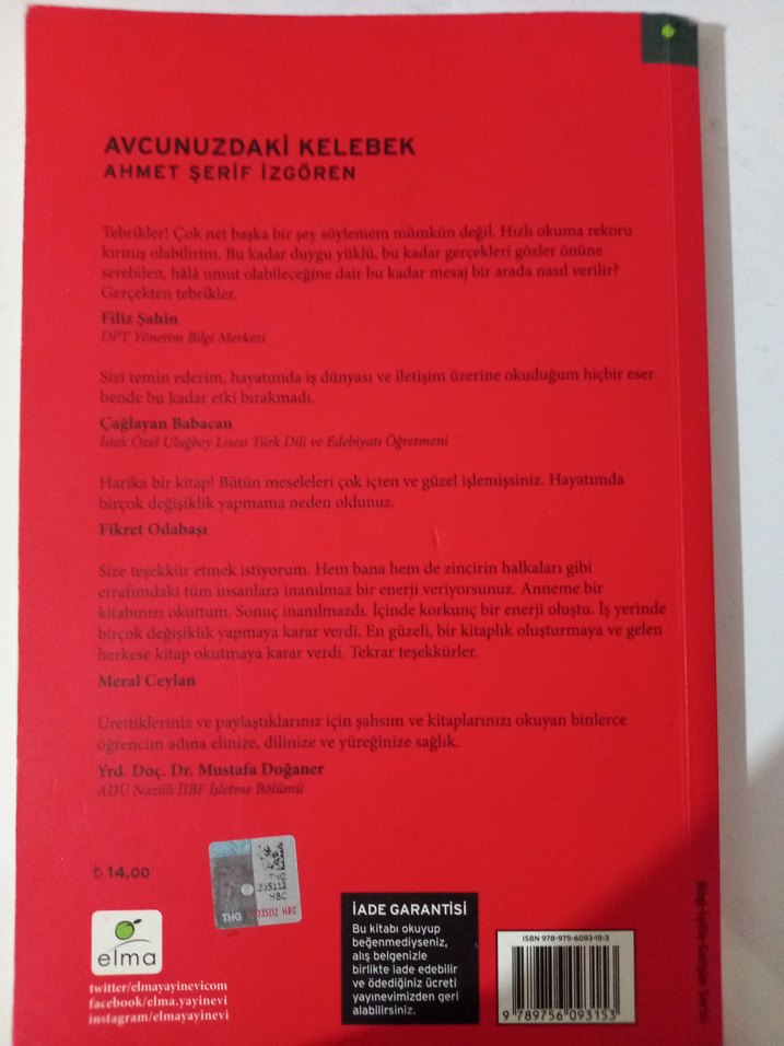 Avcunuzdaki Kelebek - Ahmet Şerif İzgören - Görsel 2