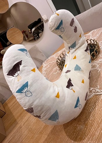 Ebebek Pastel Desenli Emzirme ve Hamile Yastığı - Görsel 2