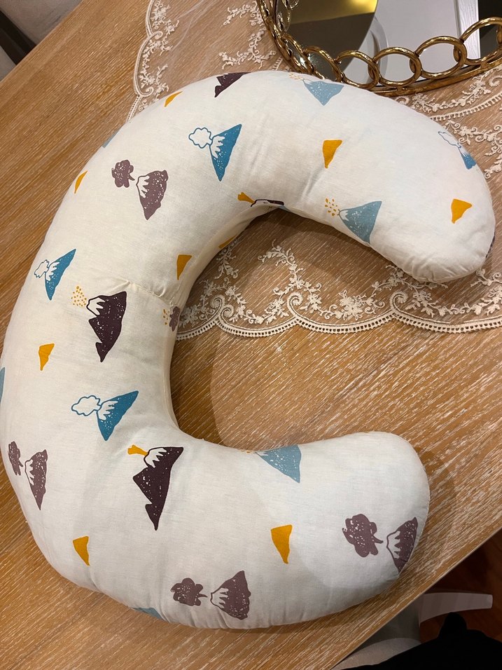 Ebebek Pastel Desenli Emzirme ve Hamile Yastığı - Görsel 3