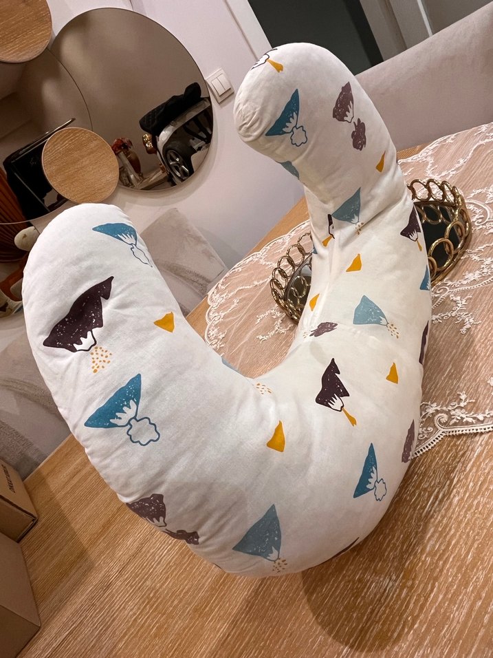 Ebebek Pastel Desenli Emzirme ve Hamile Yastığı - Görsel 2