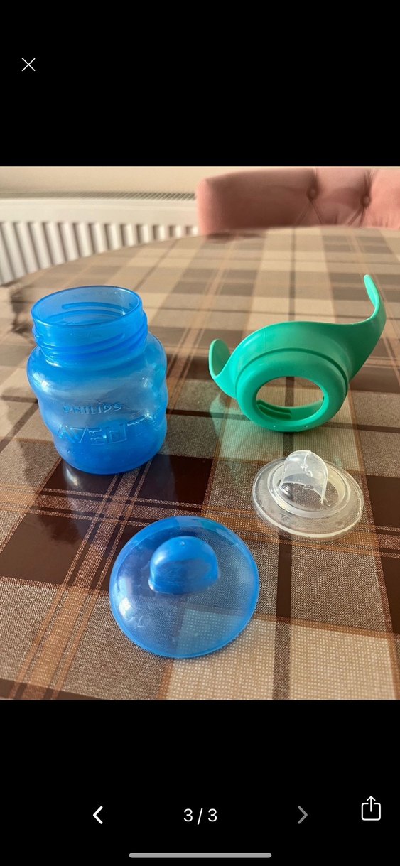 Mavi Philips Avent Bebek Biberonu - Görsel 3
