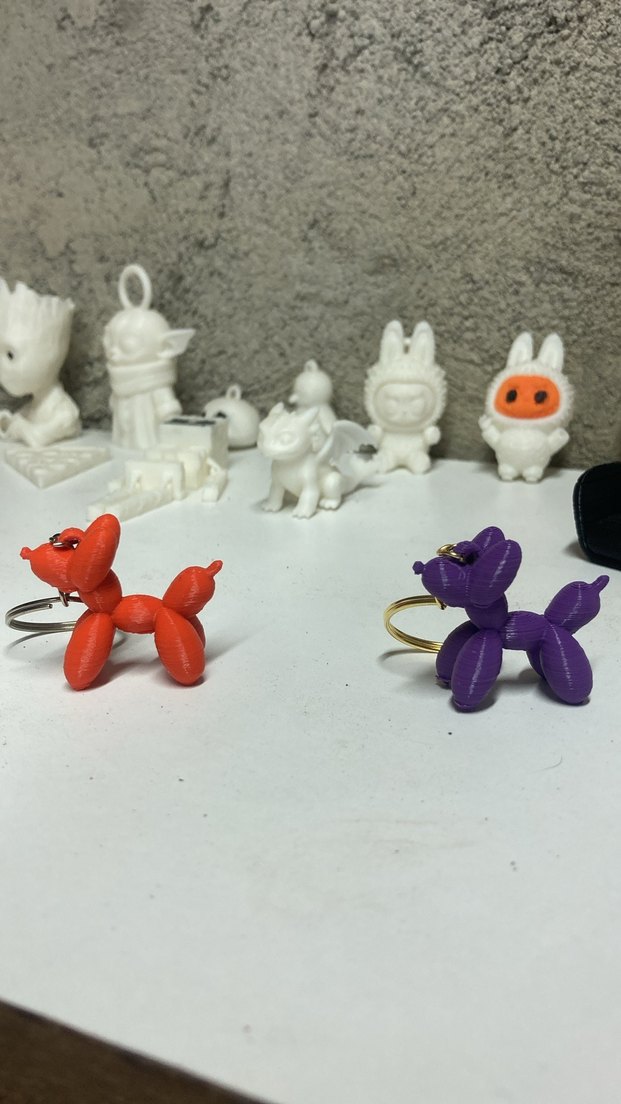 Balon köpek anahtarlık - Görsel 2