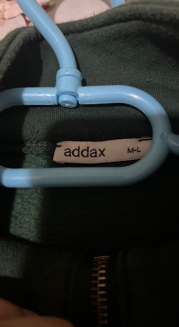 Yeşil Baskılı Yarım Fermuarlı Boğazlı Sweatshirt - Görsel 4