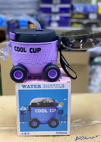 550ml Renkli Çocuk Termos Su Matara - Görsel 3