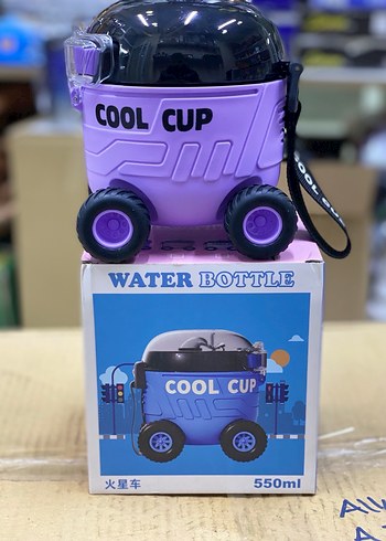 550ml Renkli Çocuk Termos Su Matara - Görsel 2