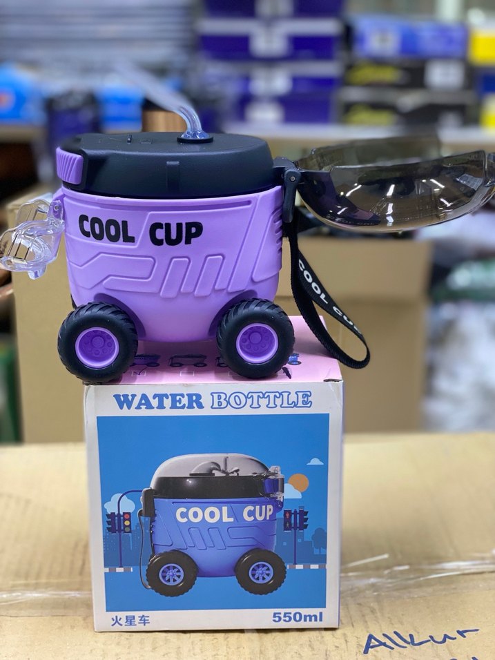 550ml Renkli Çocuk Termos Su Matara - Görsel 3