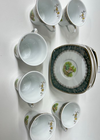 6 lı porselen fincan - Görsel 4