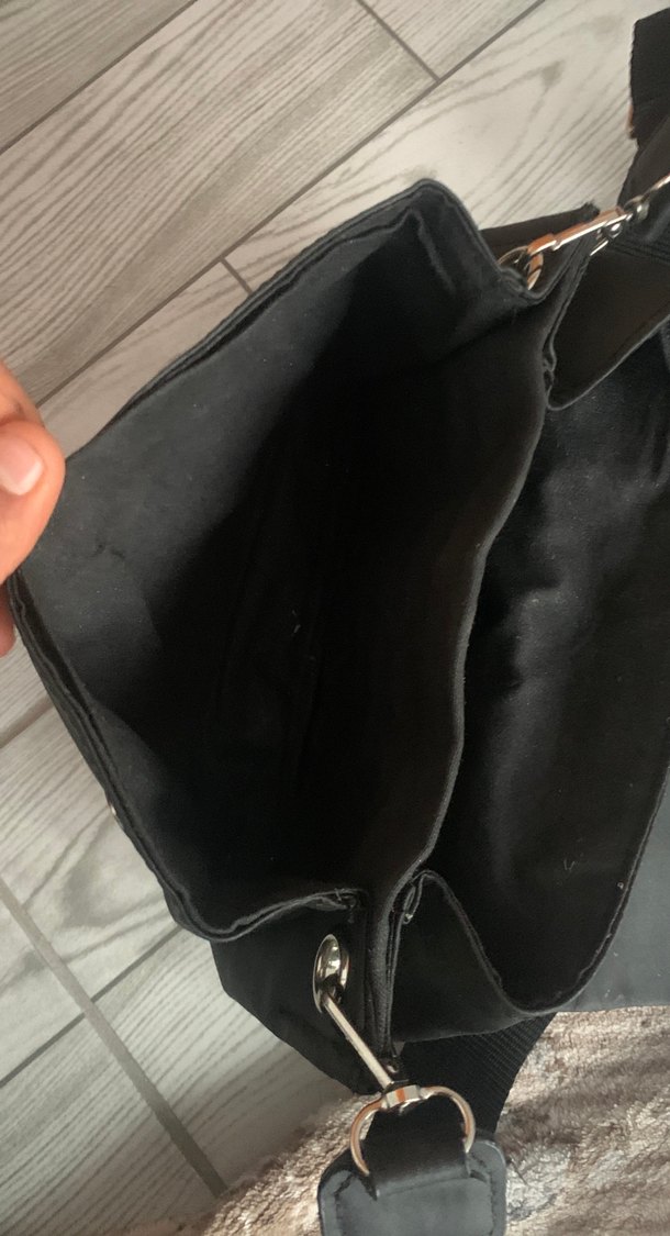 Siyah Minimalist Kadın Omuz Çantası - Görsel 3