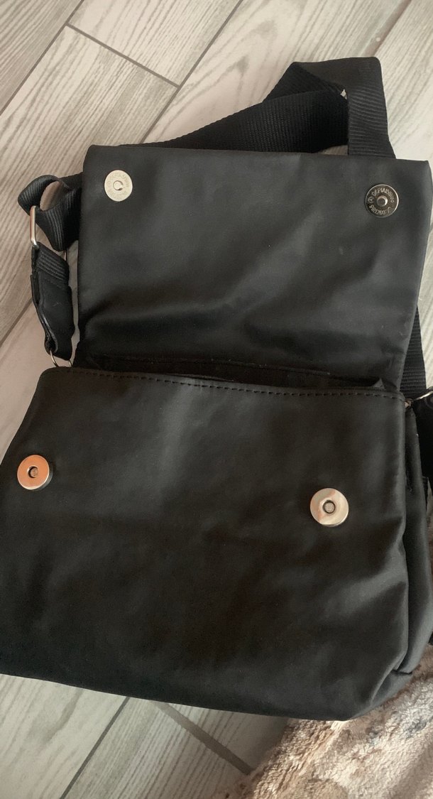 Siyah Minimalist Kadın Omuz Çantası - Görsel 5