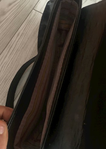 Kahverengi Deri Kadın Omuz Çantası - Görsel 3