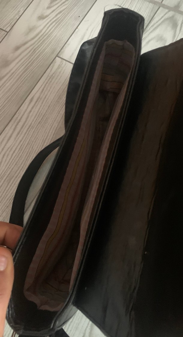 Kahverengi Deri Kadın Omuz Çantası - Görsel 3