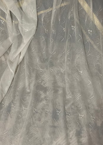 Gri Kadın Drape Bohem Tarzı Şal - Görsel 3