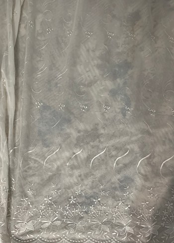 Gri Kadın Drape Bohem Tarzı Şal - Görsel 2