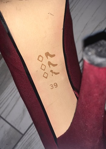 Kırmızı Süet Yüksek Topuklu Stiletto - Görsel 4