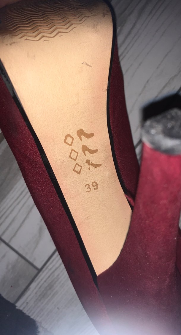 Kırmızı Süet Yüksek Topuklu Stiletto - Görsel 4