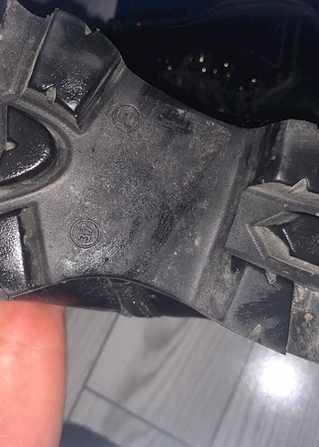 Kadın Siyah Deri Goth Botlar - Görsel 4