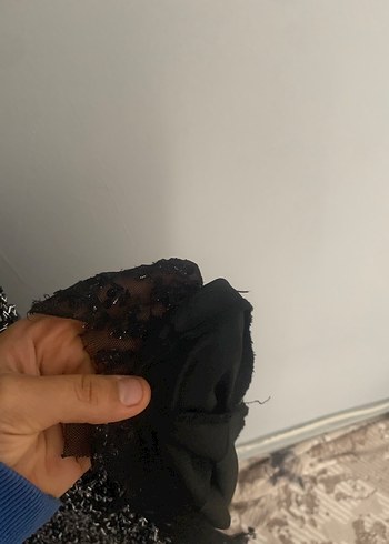 Uzun Kollu Siyah Yılan Desenli Midi Elbise - Görsel 7