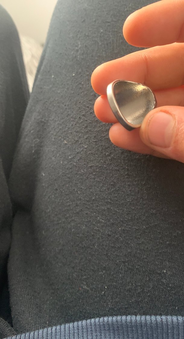 Vintage Gri Erkek Yüzük - Görsel 5