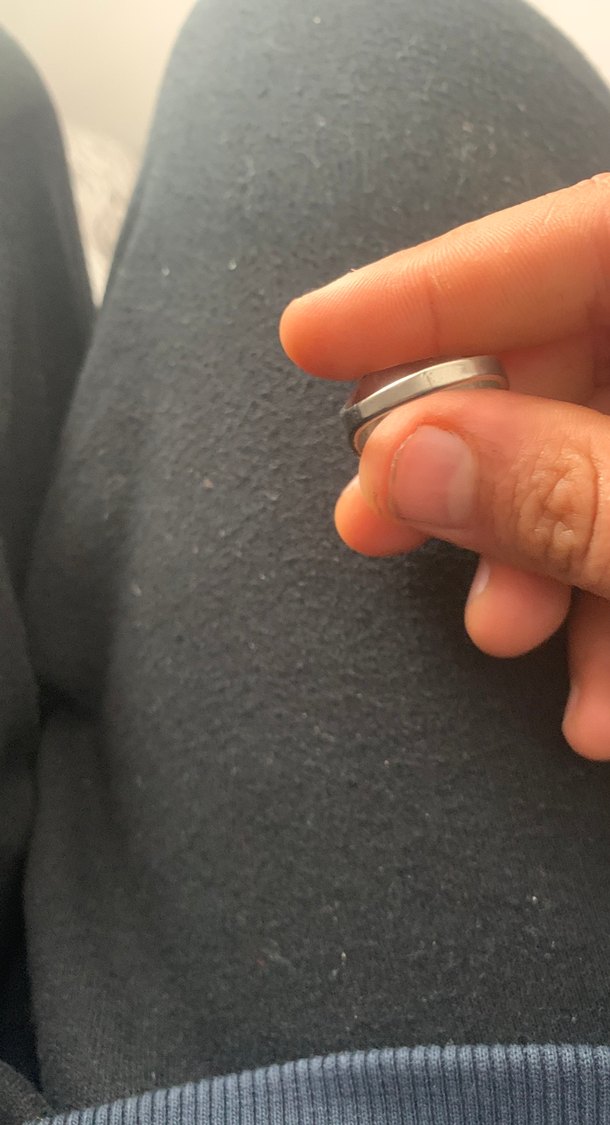 Vintage Gri Erkek Yüzük - Görsel 3