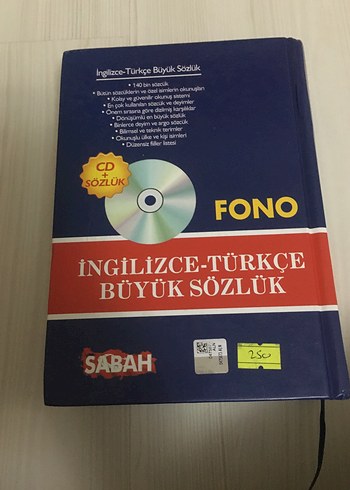 FONO İngilizce-Türkçe Büyük Sözlük CD'li - Görsel 2