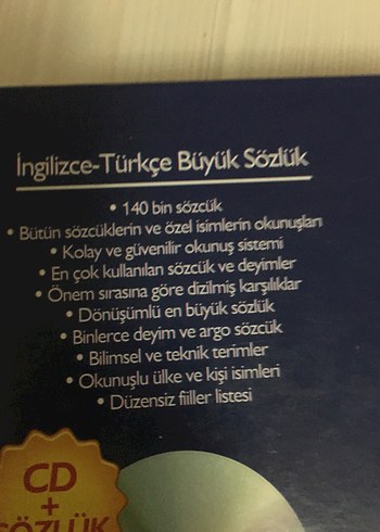 FONO İngilizce-Türkçe Büyük Sözlük CD'li - Görsel 3