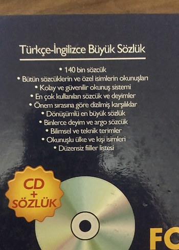 Türkçe-İngilizce Büyük Sözlük CD ile - Görsel 3