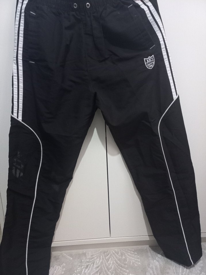 Erkek Siyah Kemerli Outdoor Eşofman Altı - Görsel 5