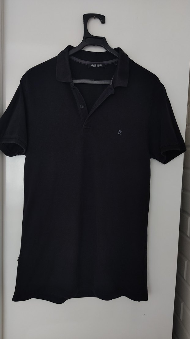 Pierre Cardin Siyah Erkek Polo Yaka Kısa Kollu Tişört - Görsel 2