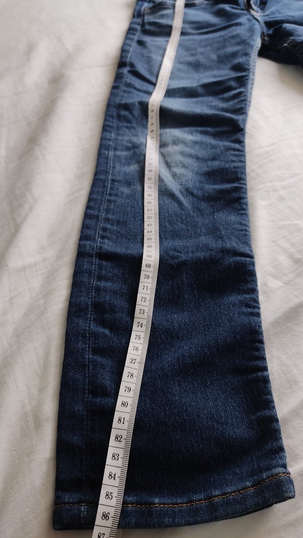 H&M Navy Renkli Erkek çocuk Denim Pantolon - Görsel 4