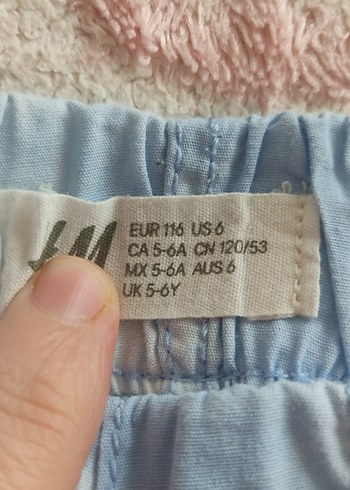 H&M Erkek Çocuk Mavi Bağcıklı Denim Şort - Görsel 2