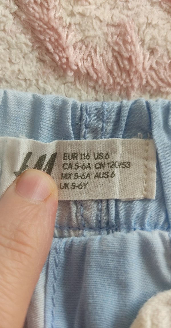 H&M Erkek Çocuk Mavi Bağcıklı Denim Şort - Görsel 2