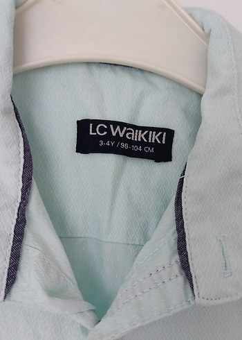 Erkek Çocuk Turkuaz Kısa Kollu Gömlek - Görsel 2