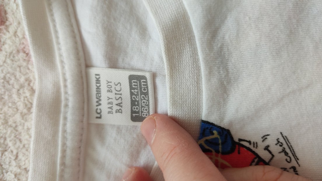 LC Waikiki Beyaz Baskılı Çocuk Atlet - Görsel 3