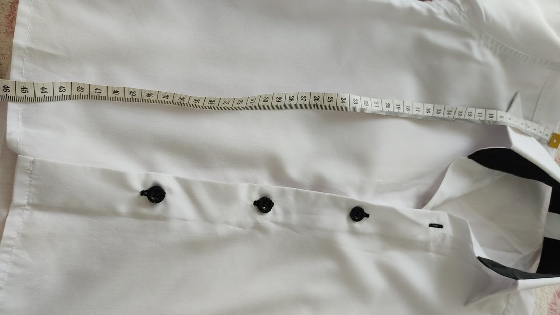 Erkek Çocuk Beyaz Pamuklu Uzun Kollu Gömlek - Görsel 3