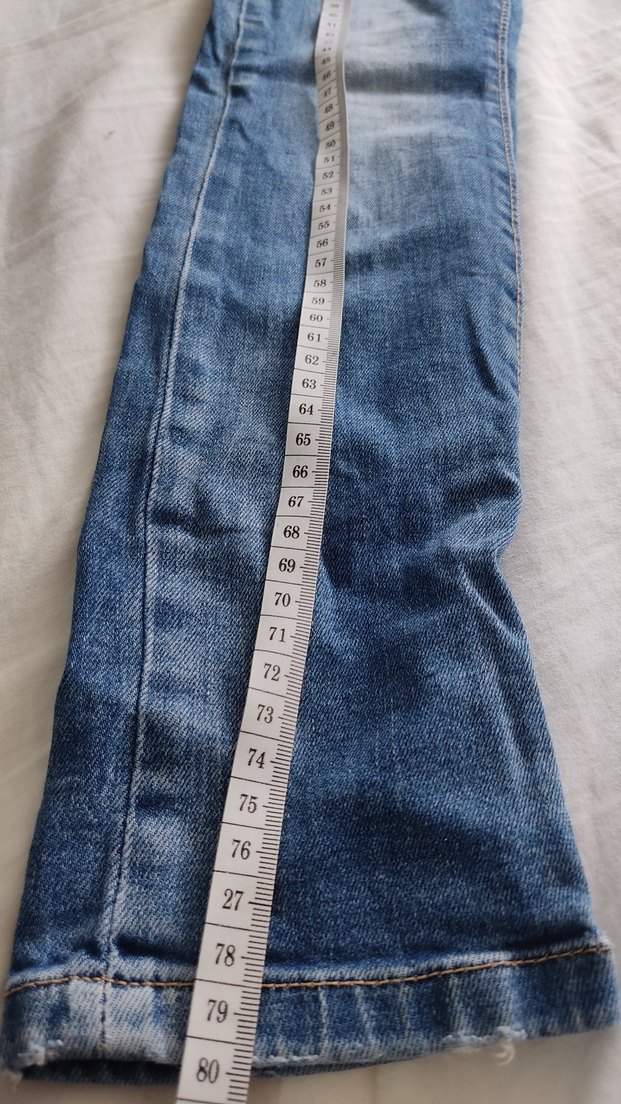 Zara Erkek Çocuk Gri Mavi Kot Pantolon - Görsel 4