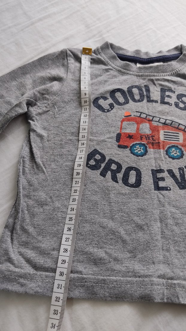 Gri Erkek Çocuk Baskılı Sweatshirt - Görsel 2