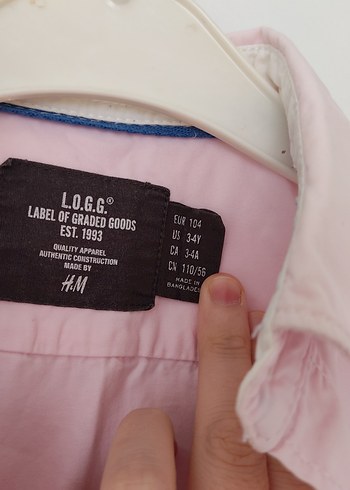 Düğmeli Uzun Kollu Erkek Çocuk Gömleği - Görsel 3