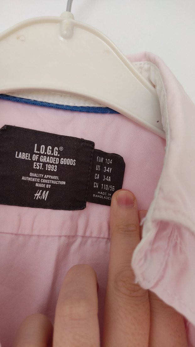 Düğmeli Uzun Kollu Erkek Çocuk Gömleği - Görsel 3