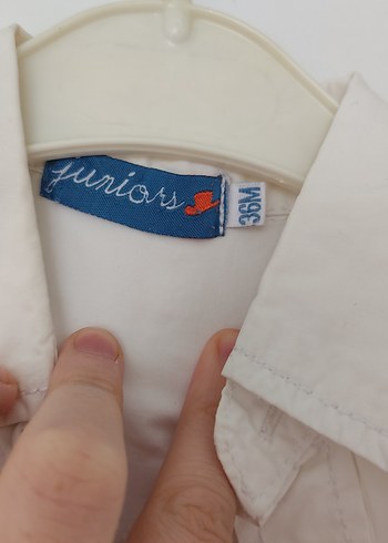 Erkek Çocuk Beyaz Uzun Kollu Gömlek - Görsel 2