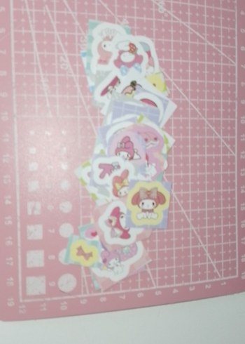 My Melody 30 Adet Freebie Stickerrr - Görsel 2